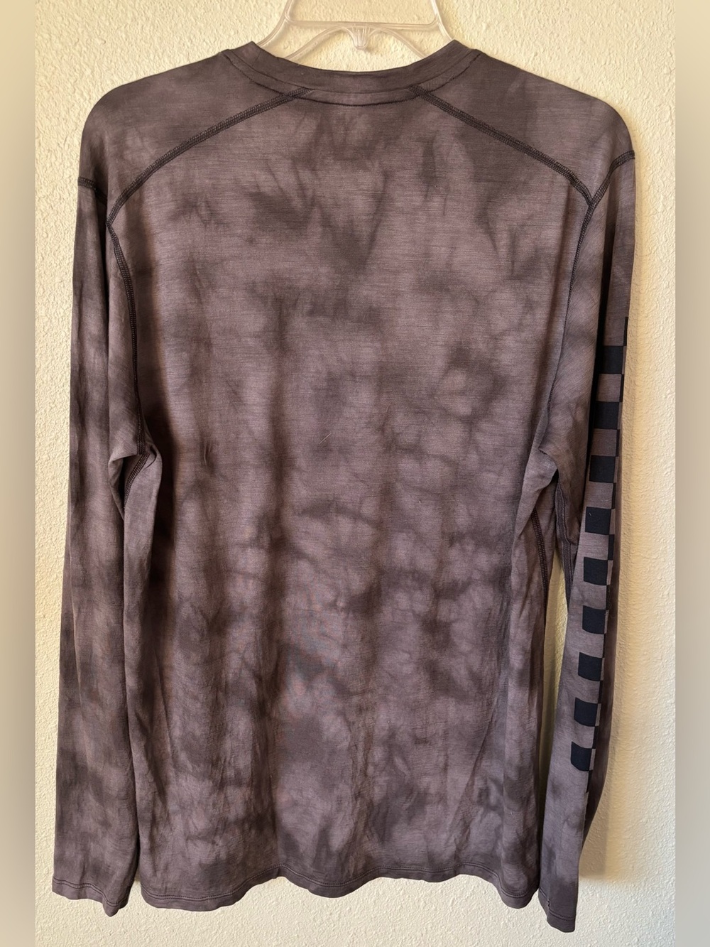 VANS X SMARTWOOL GRAY TIE DYE MERINO 150 BASELAYER TOP SIZE: Medium - Picture 4 of 6